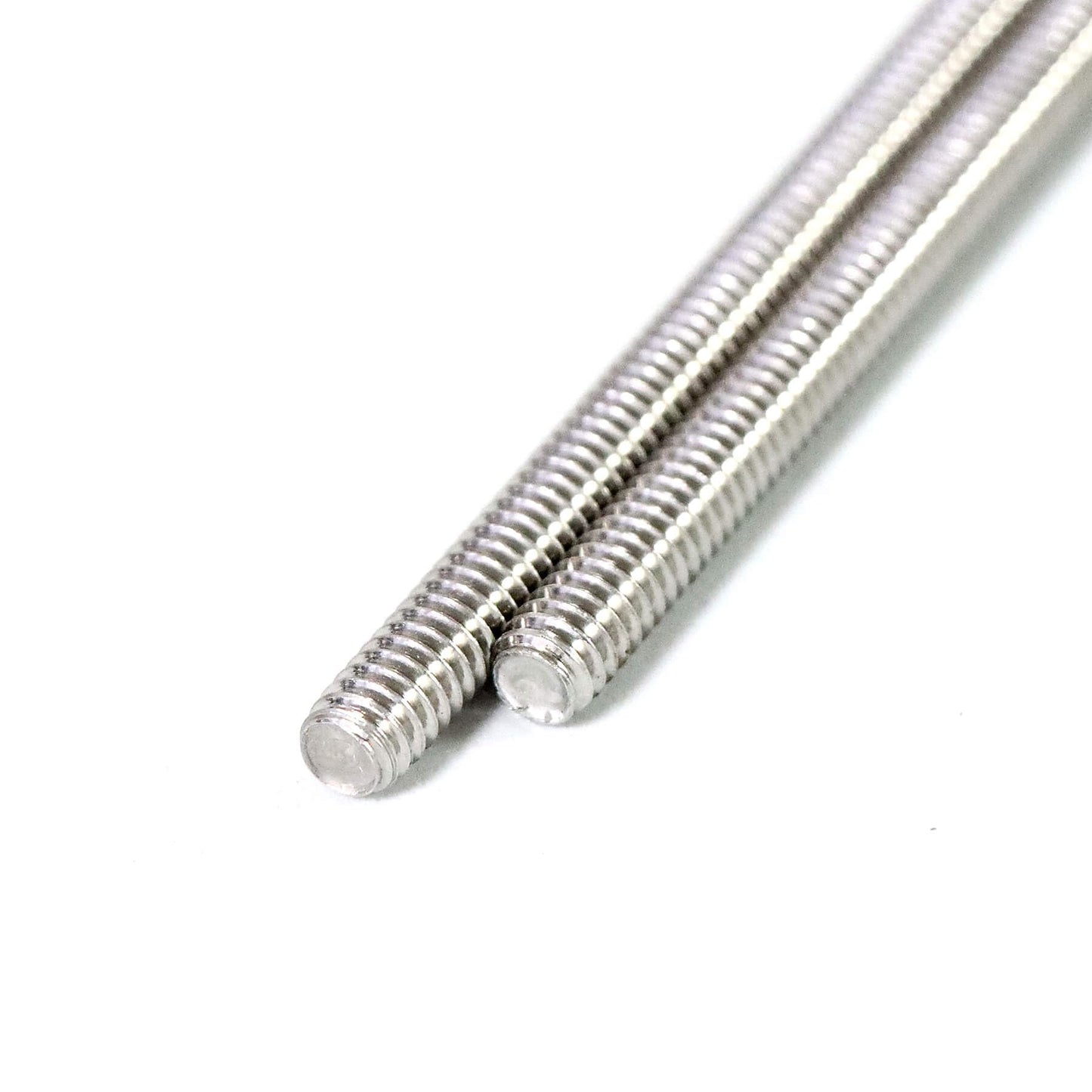 NIDAYE Stainless Steel Fully Threaded Rod, 1/4" -28 Thread Size, 12" Length, Right Hand Threads, 4 Pieces