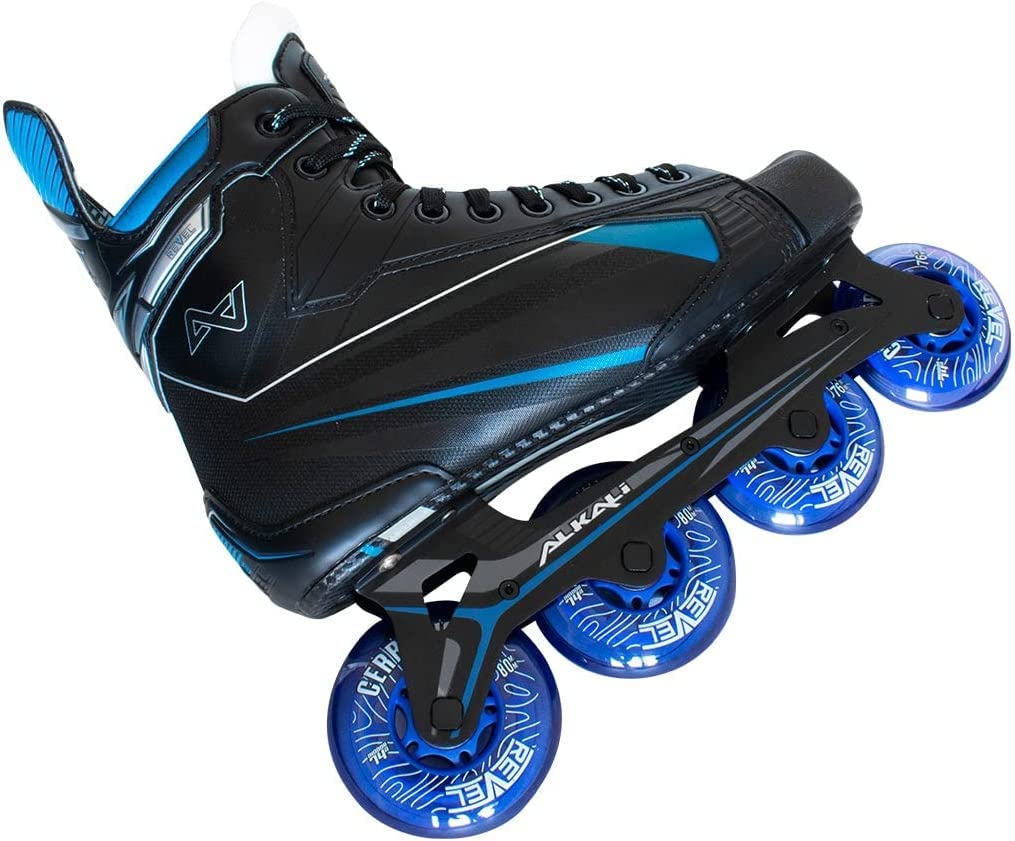 Alkali Revel Blue Indoor X-Soft 74A Roller Inline Hockey Wheels (76mm)