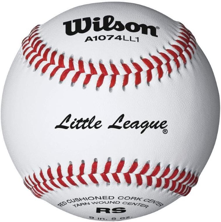 Wilson Youth League Baseballs - Premium Quality Tournament Balls | One Dozen Pack