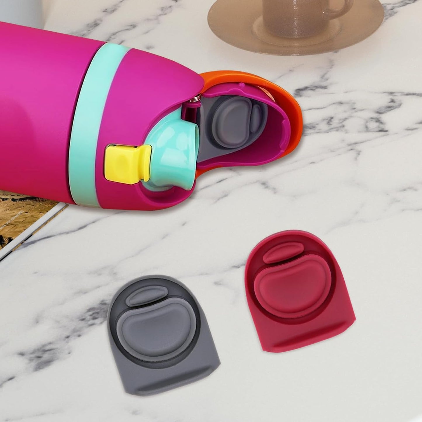 Owala | 2-Pack Replacement Silicone Stopper Seals - Durable Water Bottle Lid Caps for 16/19/24/32/40oz