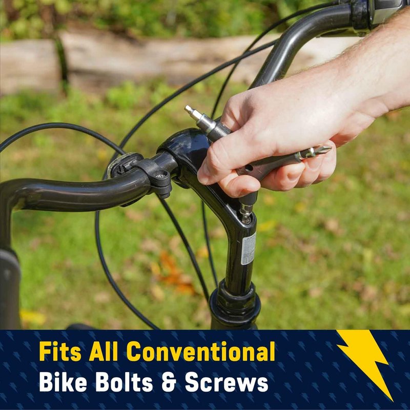 White Lightning 6-in-1 Bike Tool - Maintenance Tool for Mountain, Road and Electric Bicycles
