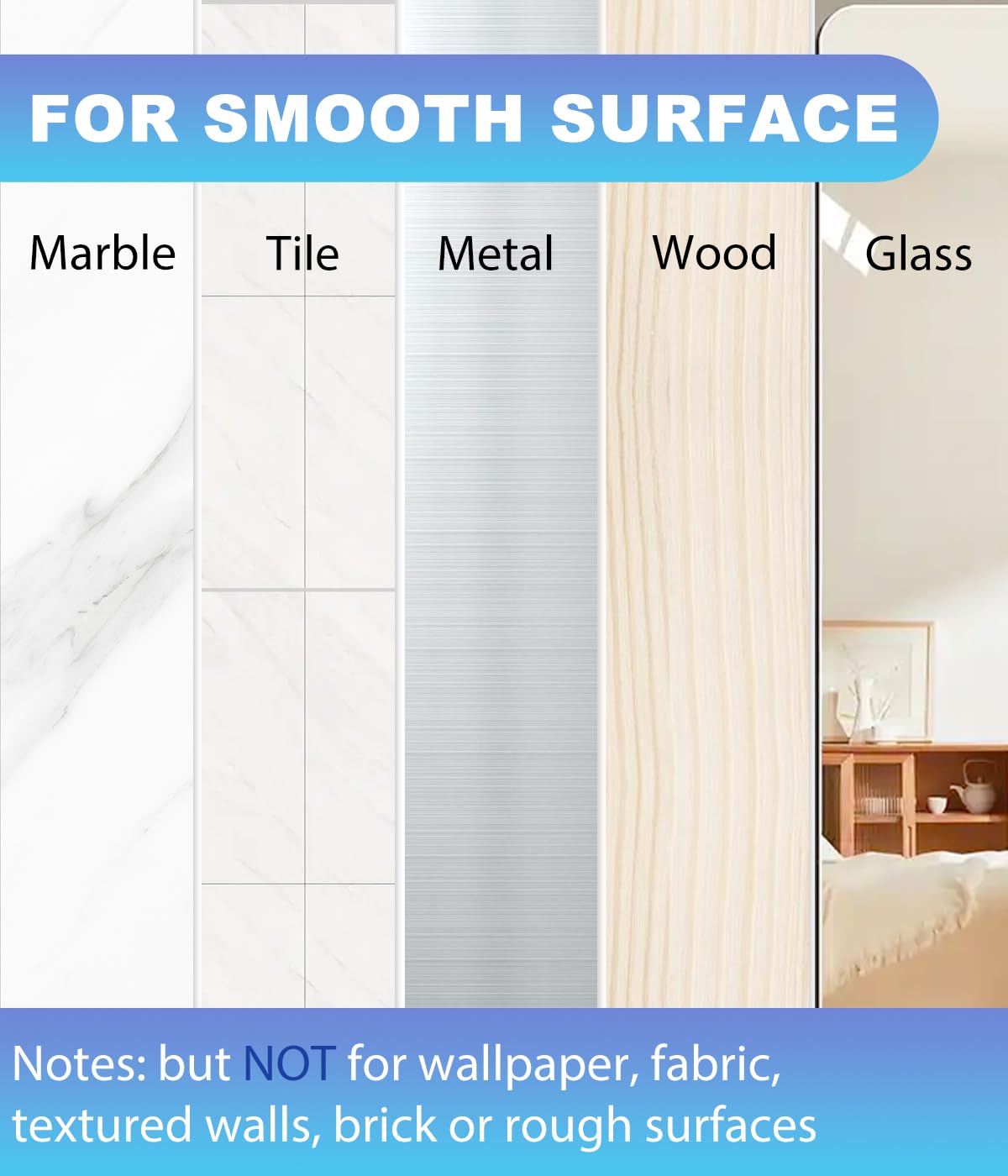 5 Pcs Towel Hooks with Removable Strips for Hanging,Adhesive Wall Hooks Heavy Duty,Outdoor Hooks No Damage,Sticky Hooks for Bathrooms,Shower,Stockings,Decor,Robe,Medium,Black 304 Stainless Steel