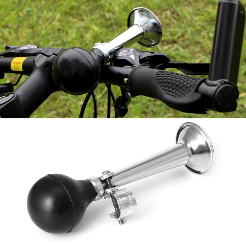 BEIDUOYANG Bike Accessories, Cycling Retro Metal Air Horn Hooter Bugle Trumpet Honking Bulb