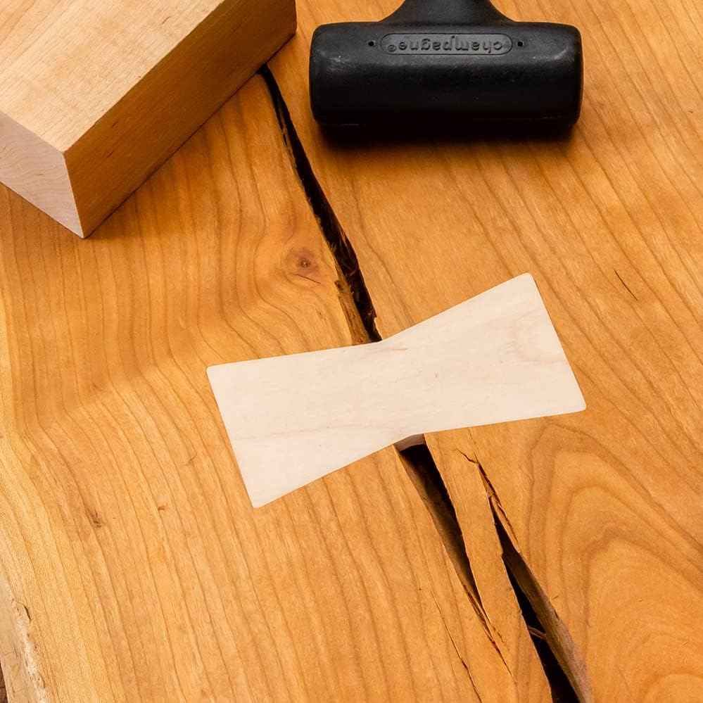 Bow Tie Inlay Kit for Woodworking - 3-in-1 Decorative Router Template Set with Frame, Bit & Bushing