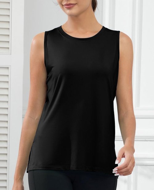 KevaMolly Workout Tank Tops for Women - UPF50+ Breathable Sleeveless Athletic Yoga Shirts