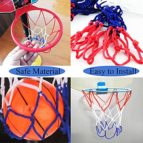 Mini Basketball Hoop Net Replacement - 8 Loops, 8-10.25" Rims