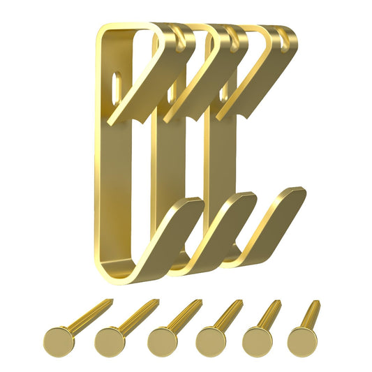 Phovana Picture Wall Hanger, 30 lb Drywall Plaster Picture Hangers, Picture Hanging Hooks, Picture Hanging Hardware, Picture Frame Hangers, Painting Hangers, Wall Hooks for Hanging Pictures, 50 Pack