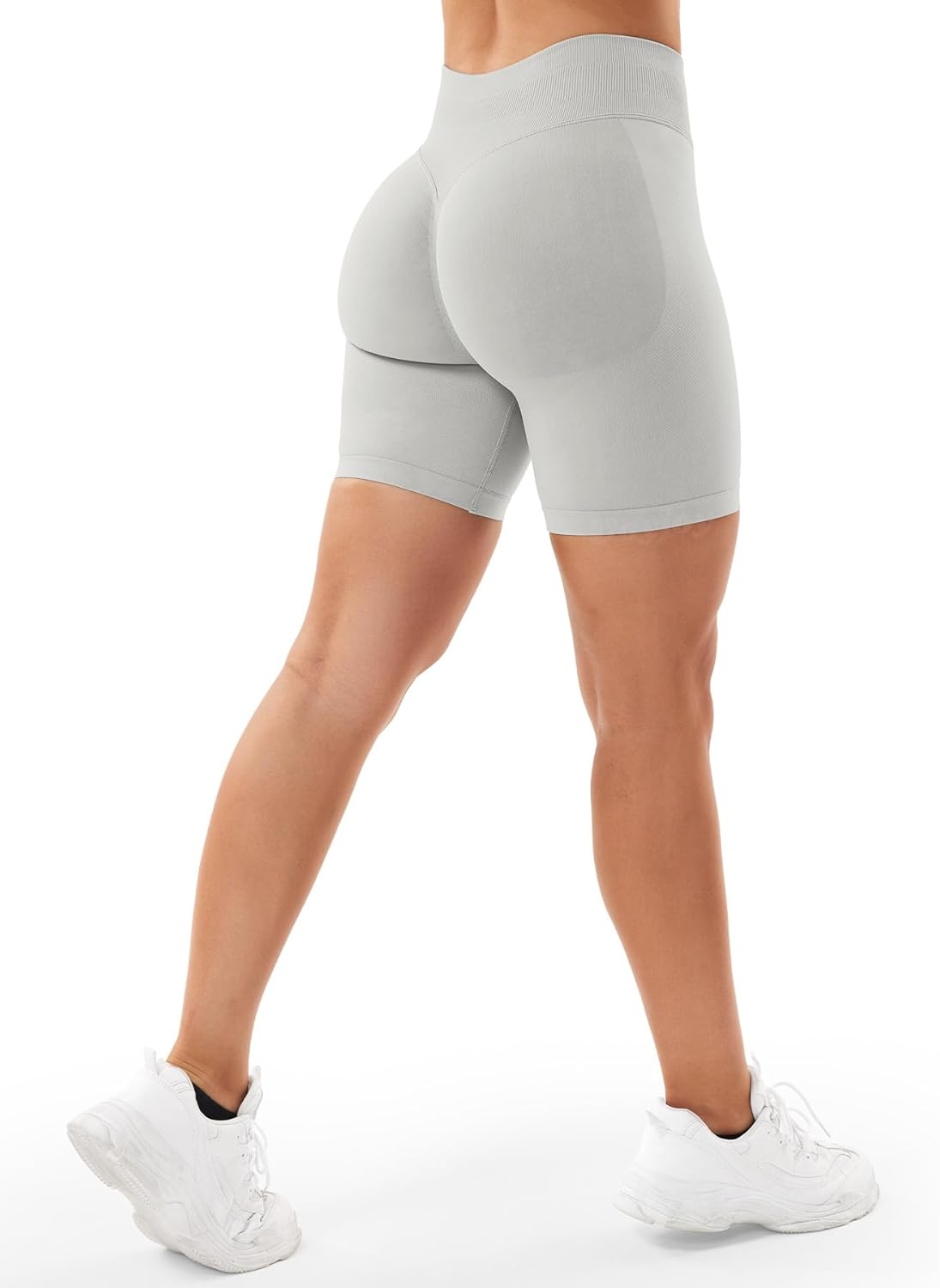 VOYJOY Women's Workout Shorts - Scrunch Butt Lifting Seamless Gym Biker Shorts | 2.5"/3.6"/4.5"/6" Sizes