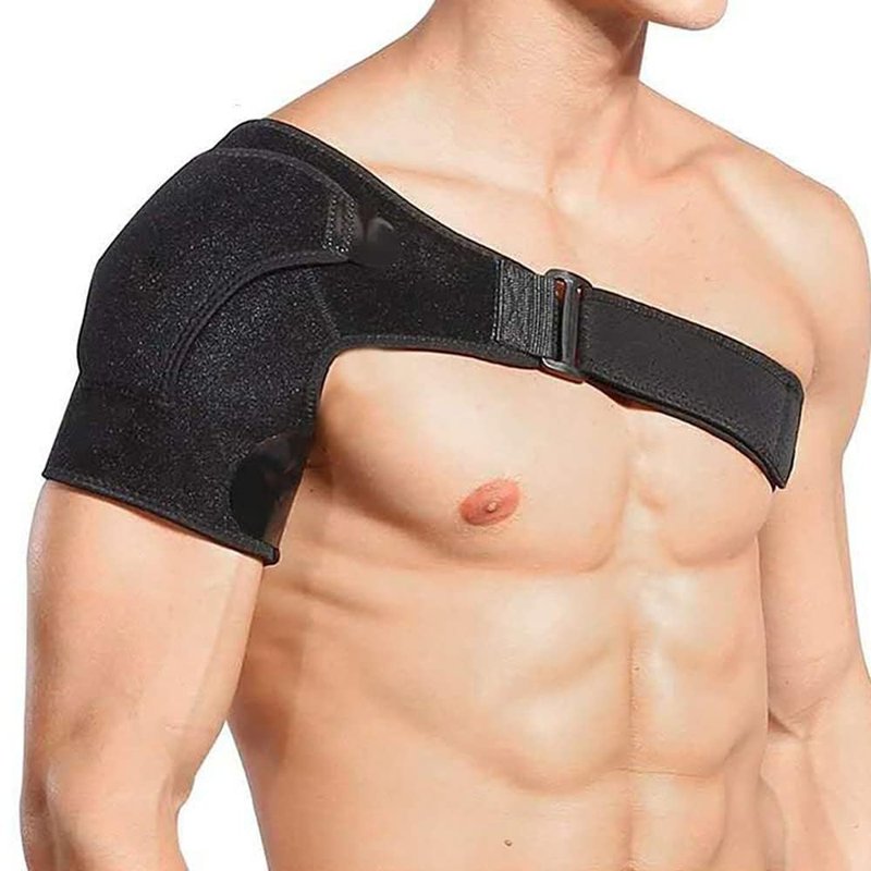 Shoulder Brace for Men and Women - Rotator Cuff Brace Compression Sleeve for Torn Rotator Cuff, Arm Sling Dislocated AC Joint, Injuries Shoulder Support Wrap for Pain Relief.