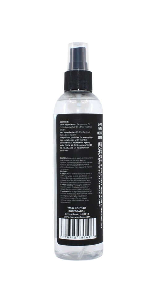 JUST Buzz Off Sand Flea Repellent - All Natural, DEET-Free, PICARIDIN Free - 8 FL. OZ. - Large