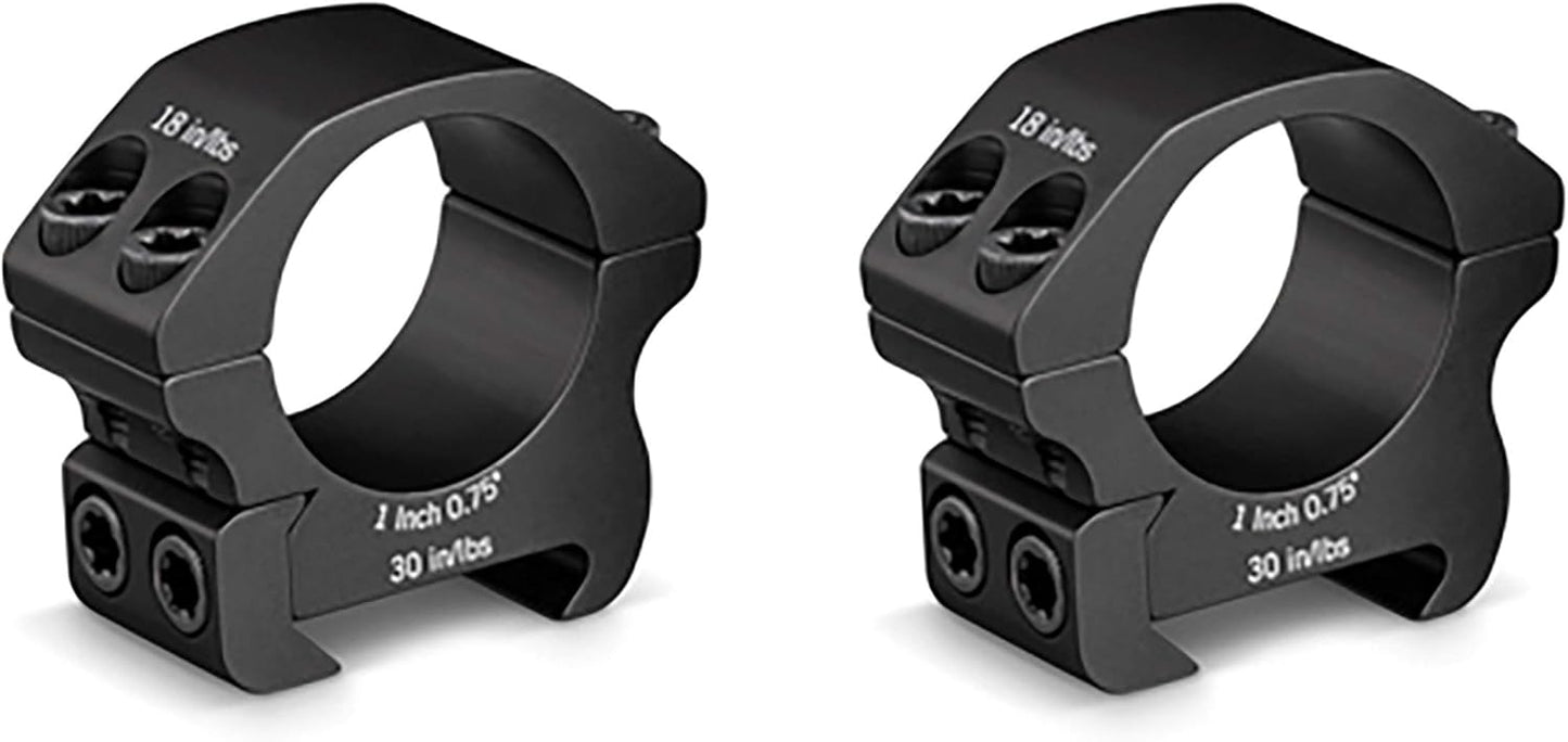 Vortex Optics Pro Series Riflescope Rings - Durable, Lightweight Design for Precision Shooting