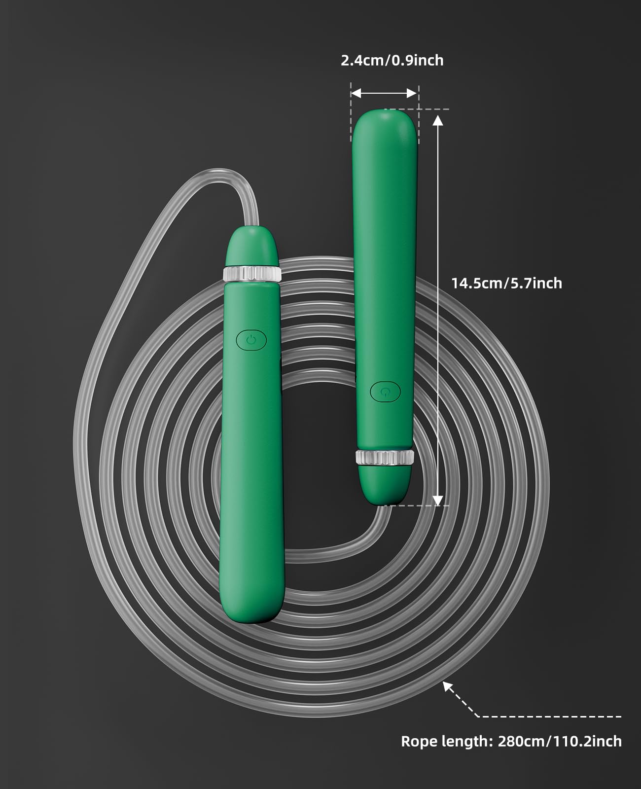 LED Light Up Jump Rope for Kids – Glow, Rechargeable, Exercise
