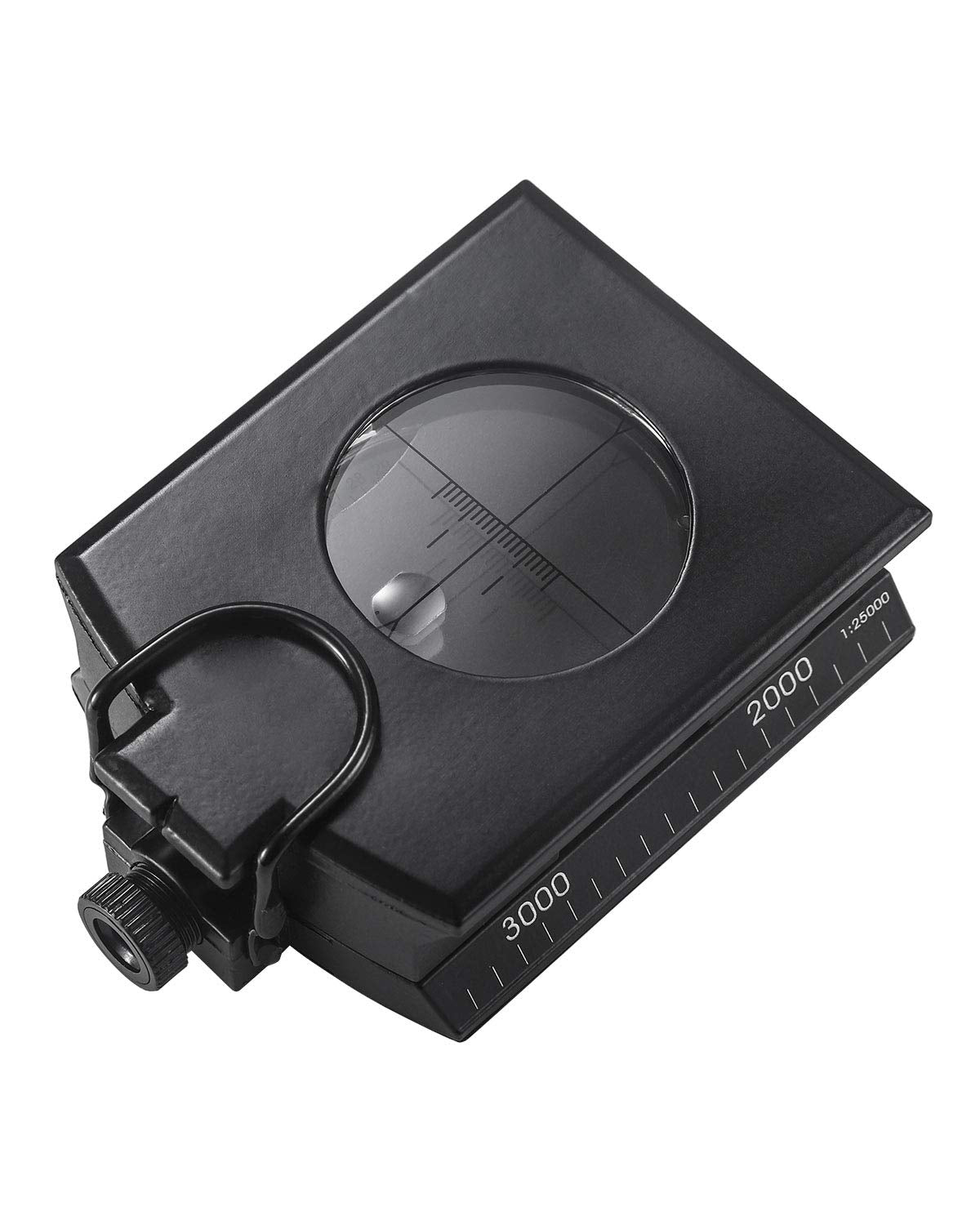 Eyeskey Multifunctional Military Metal Sighting Navigation Compass with Inclinometer | Impact Resistant & Waterproof Compass for Hiking, Camping, Boy Scout (Black)