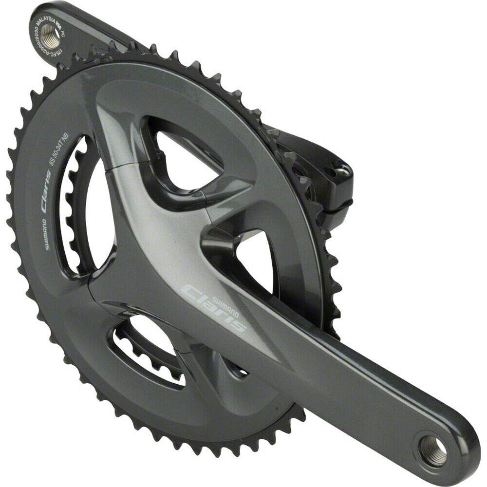 Shimano Claris 8-Speed Road Bicycle Crankset - FC-R2000 (175MM 50X34T W/O BB)