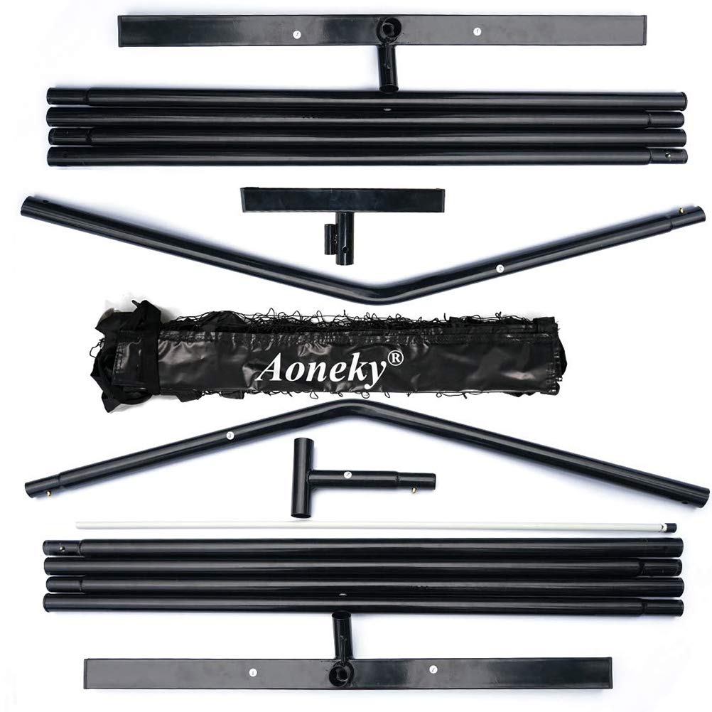 Aoneky Portable Pickleball Net System - Official Size 22ft x 36in, Professional Grade with Steel Frame & Easy Setup for Indoor Outdoor Play, Tournament Practice & Backyard Games