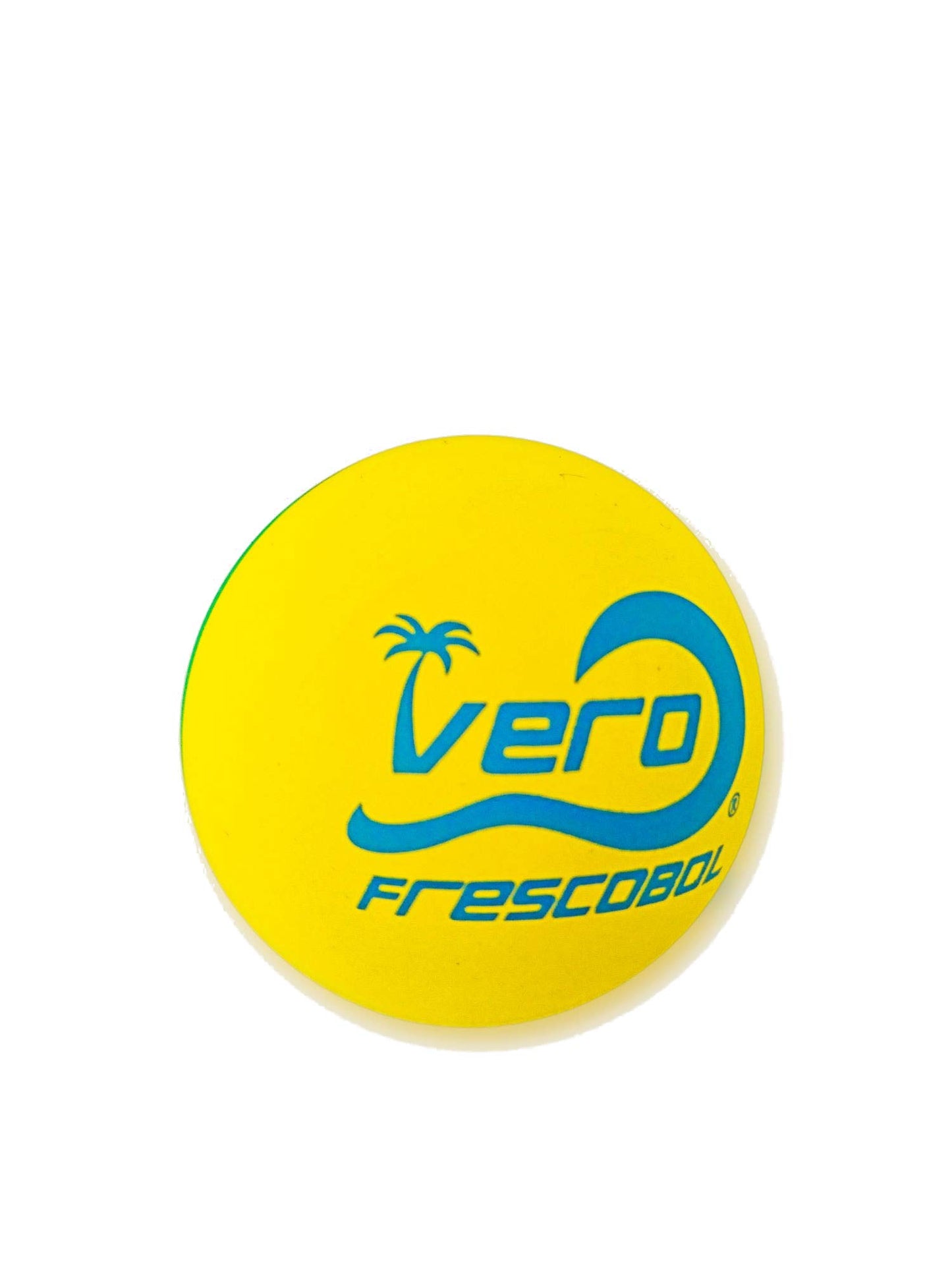 Pro Vero Frescobol Balls, Brazil Yellow Green Ball 4-Pack