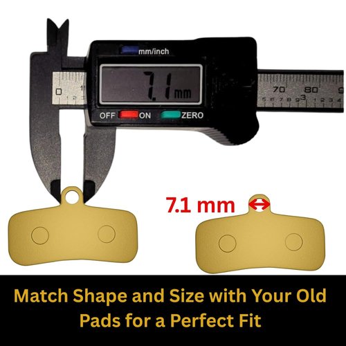 High-Performance Brake Pads, 2-Pair, Compatible with M810/M820, Zee M640, XTR, XT, SLX, Deore, Surron, T TRP Sur Ron and Shimano Top Bike Models