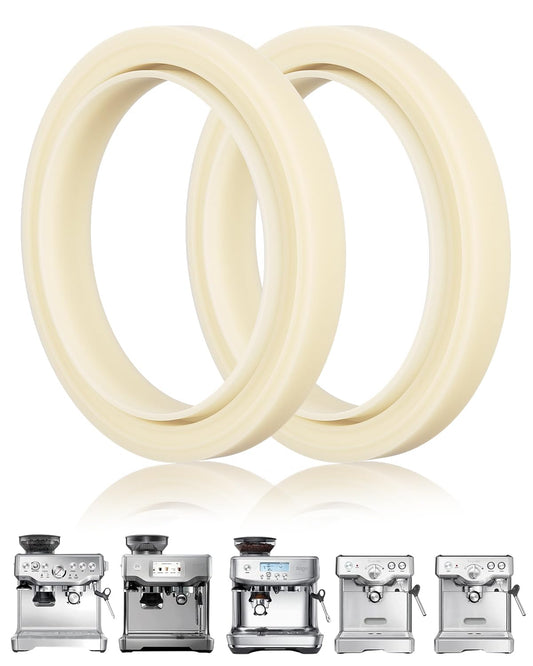 2PCS 54mm Silicone Steam Ring for Breville Espresso Machine 878/870/860/880/810/840/450/500 and Sage 880/878/875/870/810/500, Breville Espresso Machine Accessories Grouphead Gasket Replacement Part
