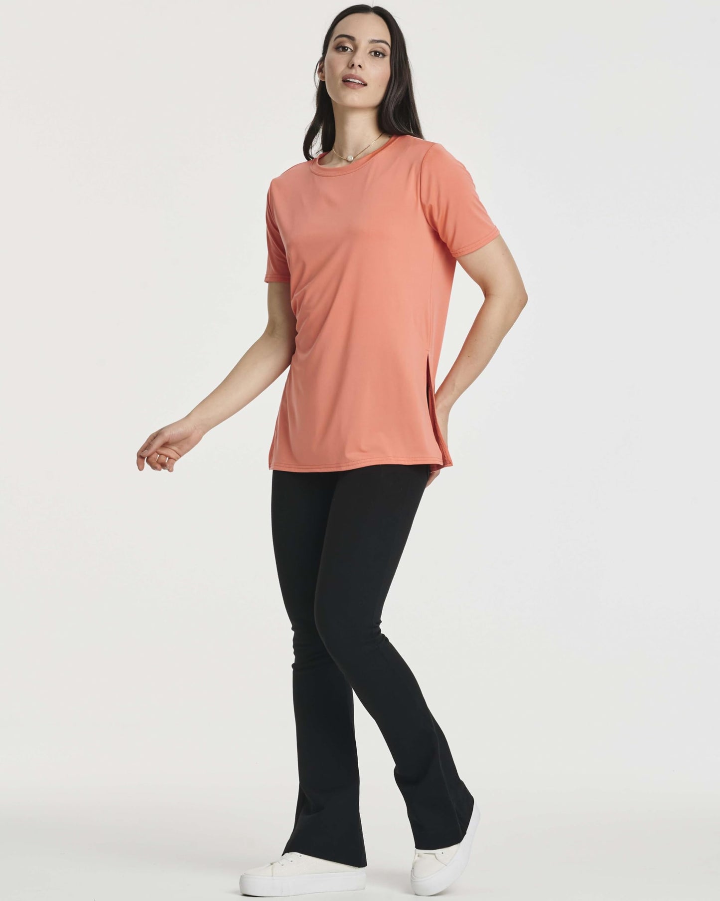 5-Pack: Women's Loose Fit Yoga Top with Short Sleeves (Plus Size Available) by Real Essentials