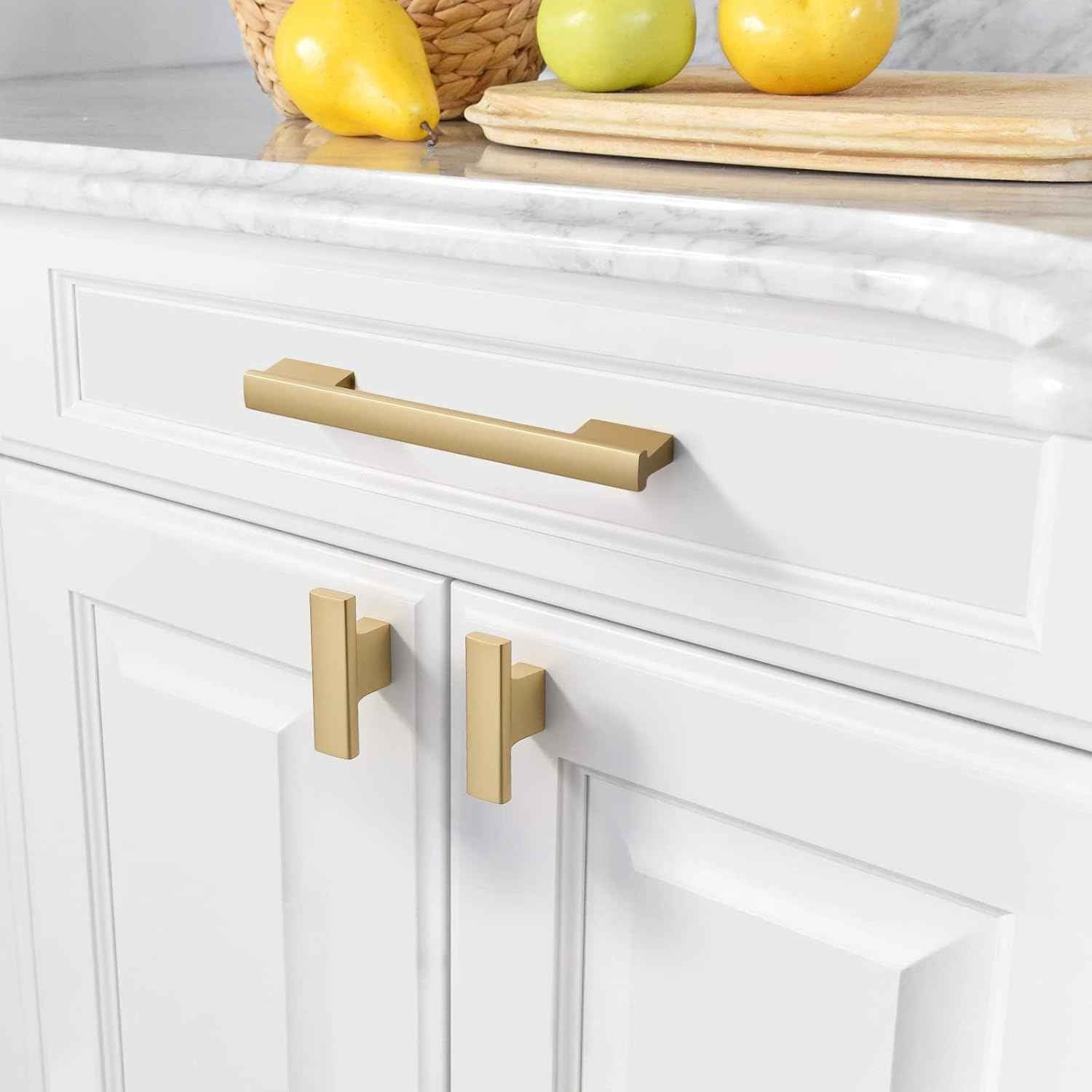 30 Pack Matte Black Kitchen Cabinet Knobs - Stylish Zinc Drawer Hardware for Dresser