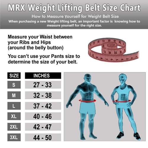 MRX Powerlifting Leather Belt 4" Wide 10mm Thickness Training Fitness Back Support Bodybuilding Belts with Steel 2 Prong Buckle Pink (Small)