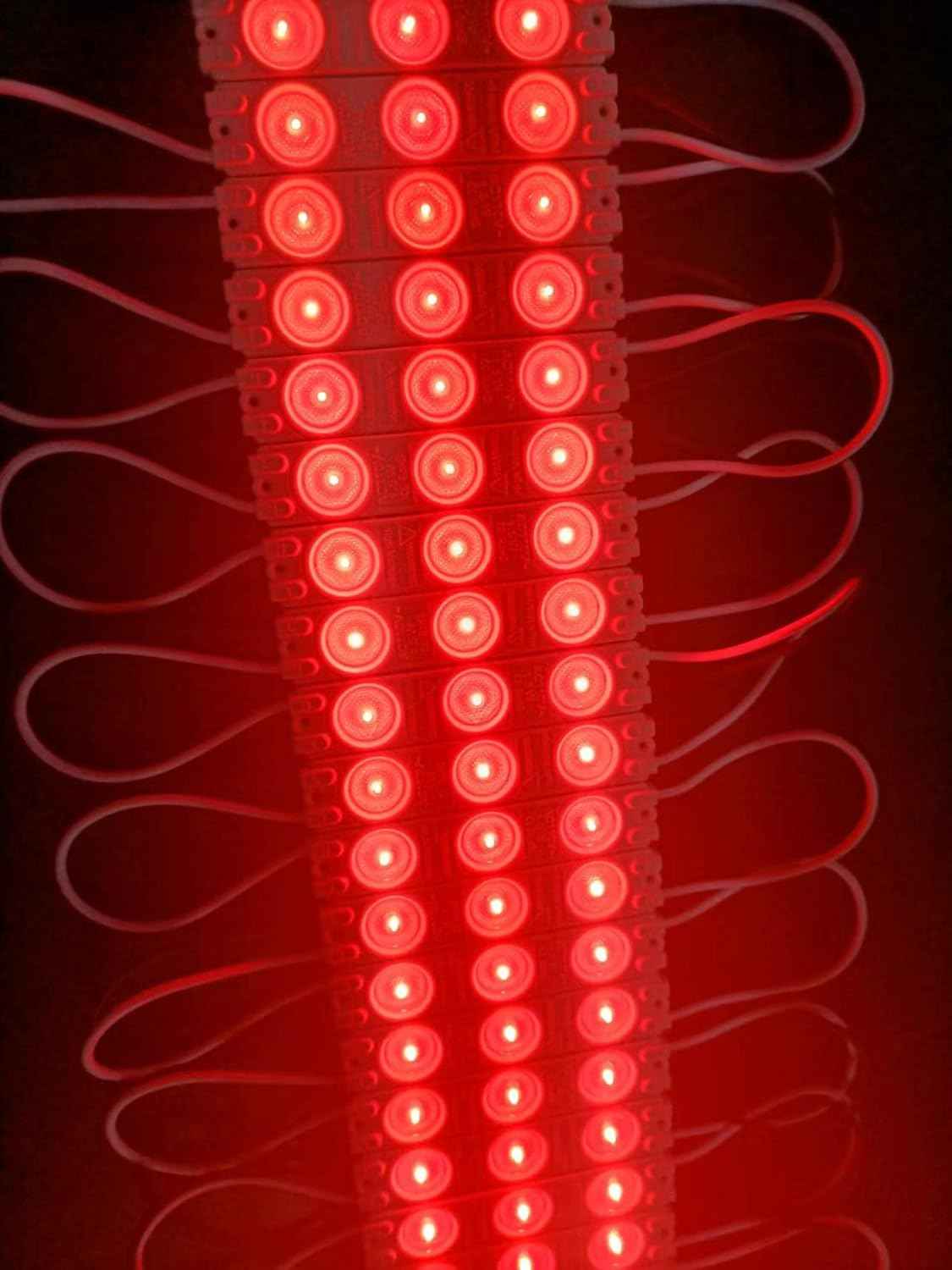 110V AC LED Module - 100pcs 1.5W White Decorative Lights for Signage & Advertising