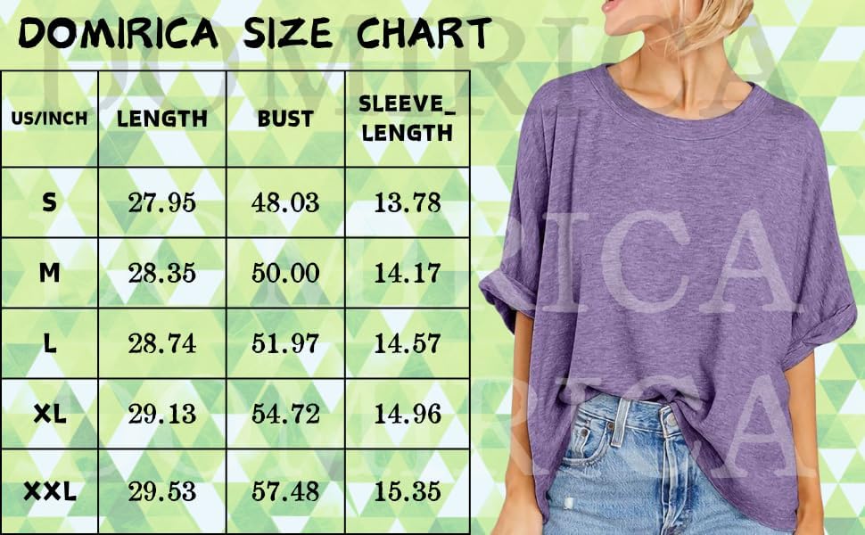 Skiennix Summer Top - Women's Casual Oversized Crewneck Blouse | Trendy 3/4 Length Sleeve, Soft Gym Tee
