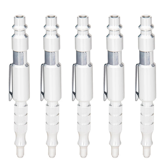 Kodilin 5Pcs 1/4"I/M Type Plug Air Blow Gun,Adjustable Pocket Blow Gun