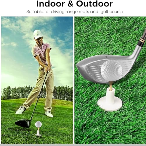 1.5 Inch Rubber Golf Tees Set for Indoor & Outdoor Practice