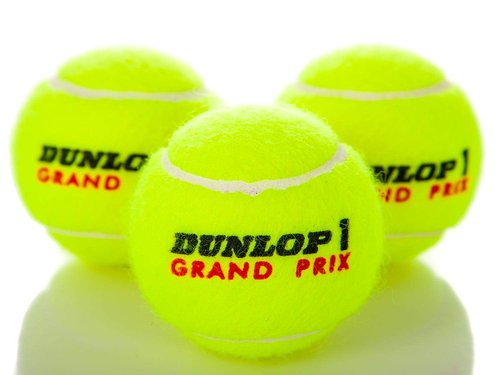 DUNLOP Grand Prix Regular Duty All-Court Tennis Balls - 3 Ball Can (4 Cans)