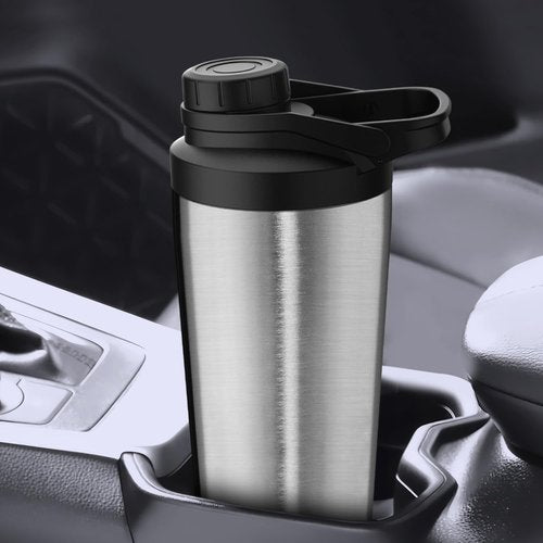 Greatyos Stainless Steel Shaker Bottle - Noise-Free Design | 24 oz Insulated & 100% Leak Proof