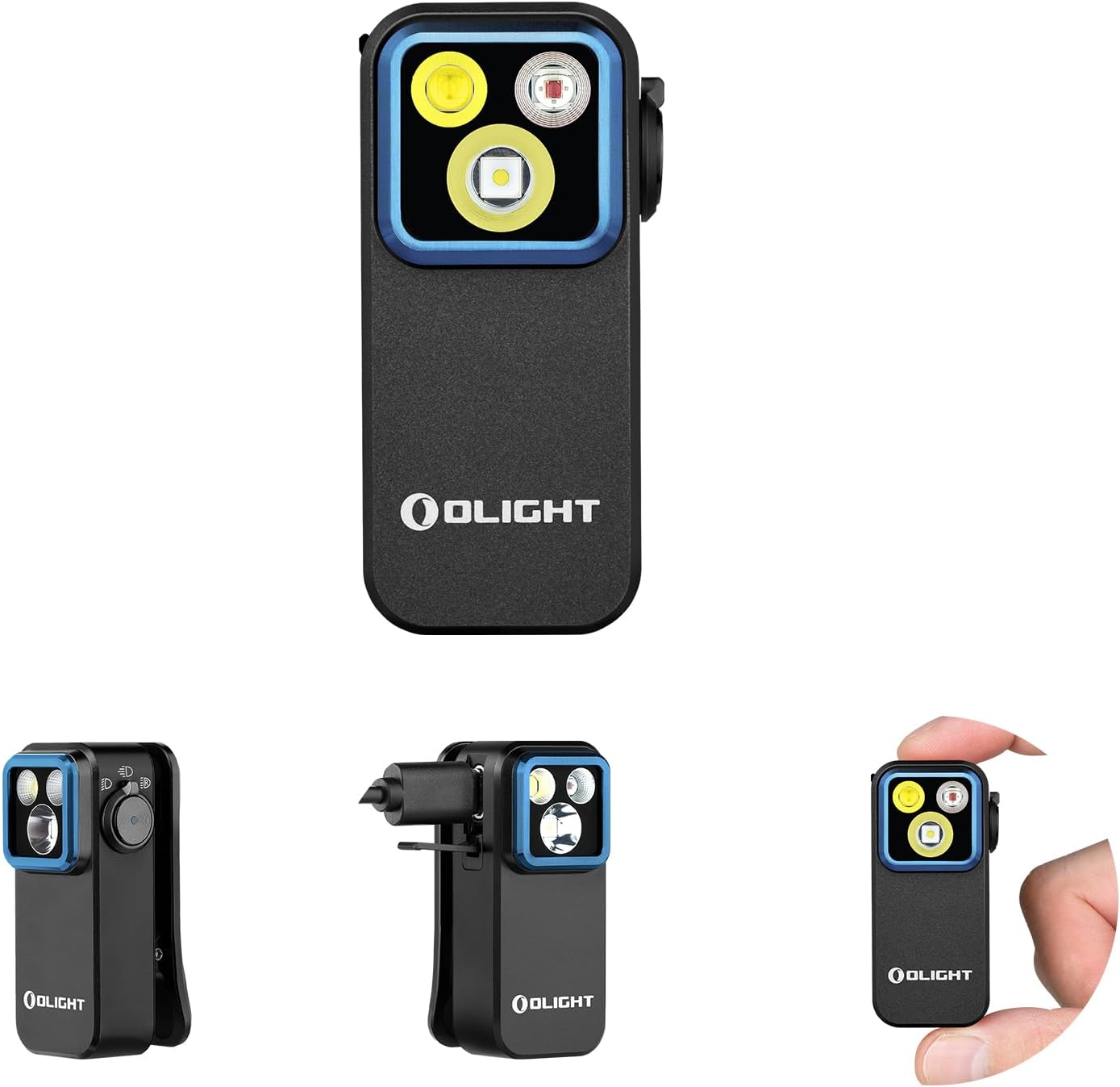 OLIGHT Oclip Pro Rechargeable EDC Flashlight - 500 Lumens, Magnetic Clip-On Light for Outdoor & Indoor Use