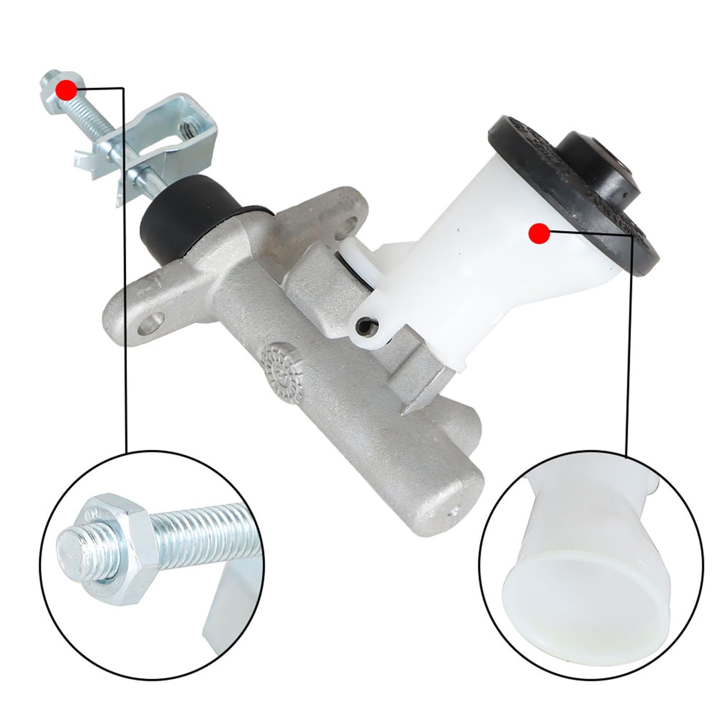 Clutch Master Cylinder and Clutch Slave Cylinder 31470-43020 Replacement for Toyota Tacoma 3.4 V6 31410-34012