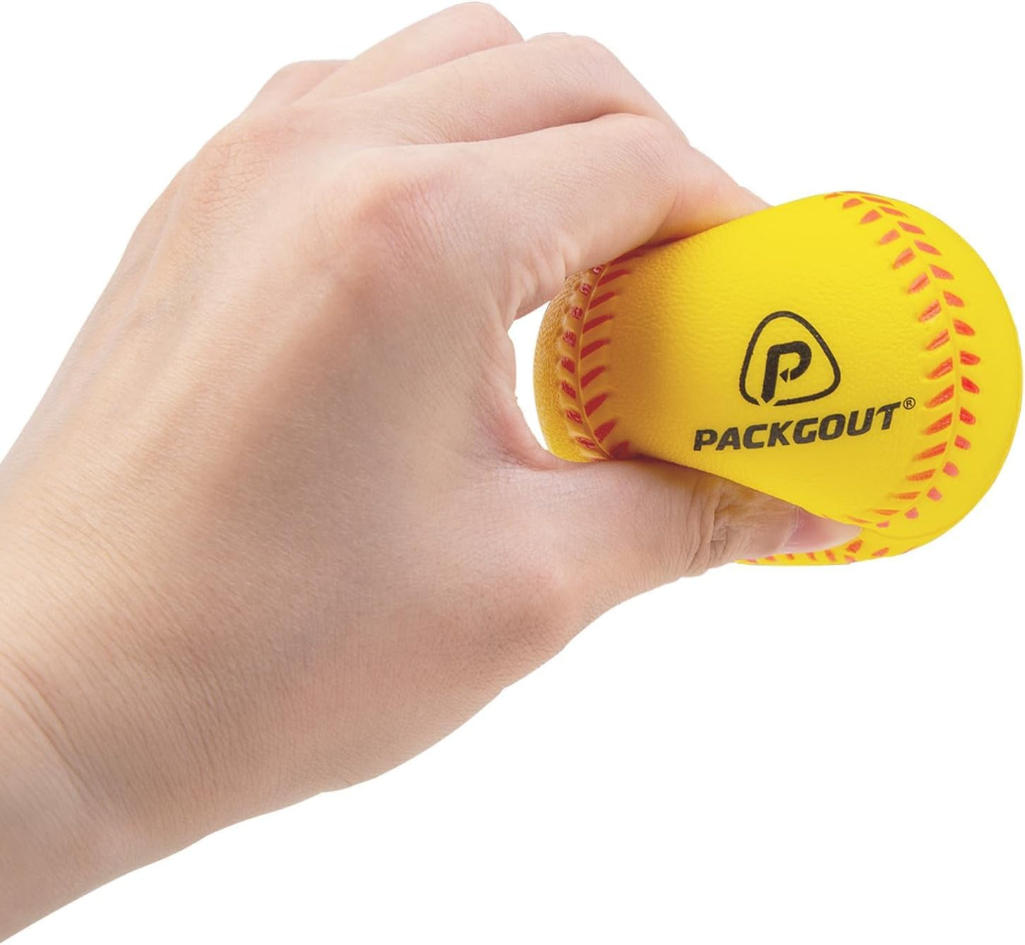 PACKGOUT Soft Foam Baseballs - Ideal Practice & Replacement Balls for Kids and Teenagers