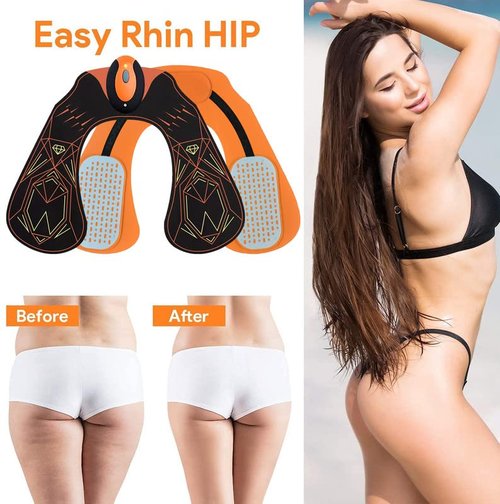 FOPIE HIPS Trainer, ABS Stimulator Electronic Muscle Toner, Smart Wearable Butt Lifting Machine, Body Beauty Intelligent Workout Equipment for Men Women