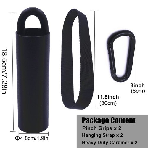 Lights Mountain Pull Up Grips Set of 2 Rock Climbing Holds Set with Hanging Straps and Strong Carabiner, Finger Strengthener,Forearm, Biceps, Ninja Warrior, Back Muscles Training