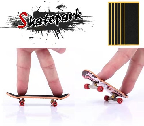 Hasefam 60Pcs Fingerboard Foam Grip Tape, Quality Wooden Board Strong Adhesive Foam Anti Slip Stickers Black Mini Skateboard Grip Tape 4.33x1.5inch (Black 60Pcs)