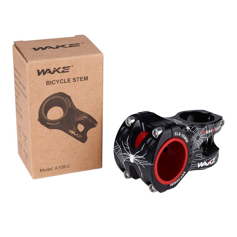 Aluminum Alloy MTB Stem 35mm 50mm 0 Degree for Most Bicycle, Road Bike, MTN, BMX, Fixie Gear, Cycling (Black)