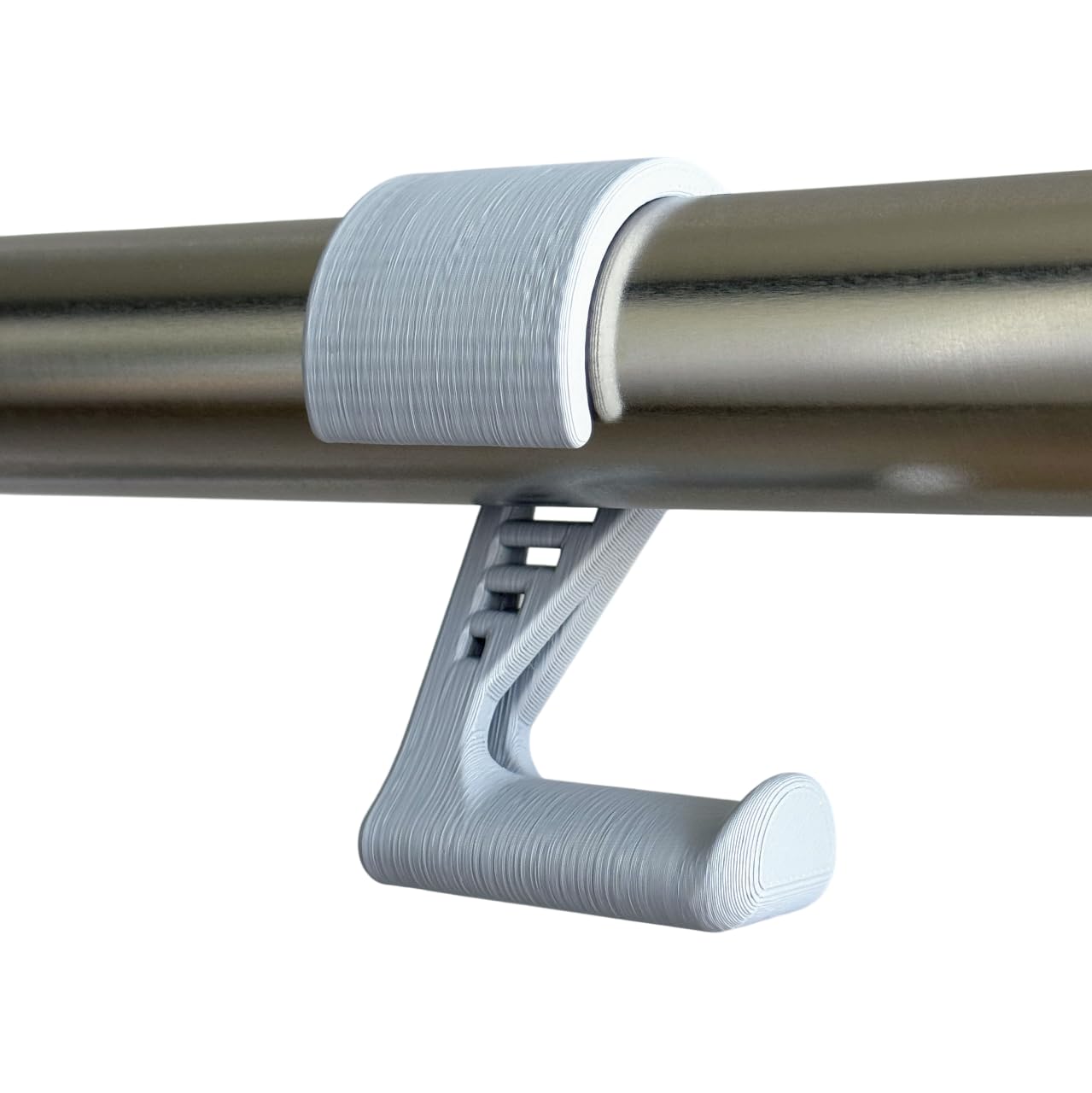 Clean Hang Hooks Closet Organizer Hooks (Gray, 4-Pack) - Designed for Hanging Purses, Handbags, Belts, Bags, Backpacks, Hats, and Accessories in Your Closet