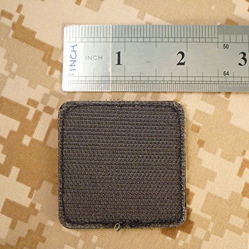 LEGEEON Blackout O Positive Blood Type PVC Patch for Tactical Gear, 2x2 Inch
