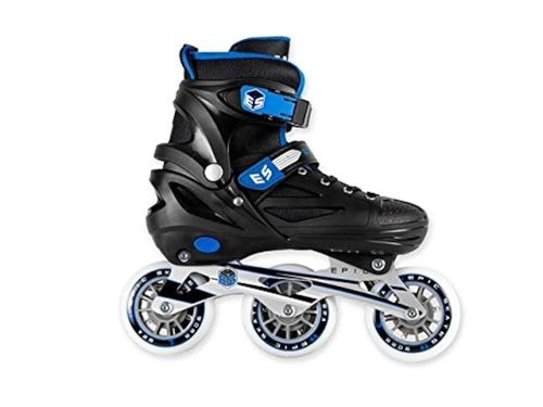 Epic Skates Mens Storm Inline Skates, Black/Blue, Adult5-8