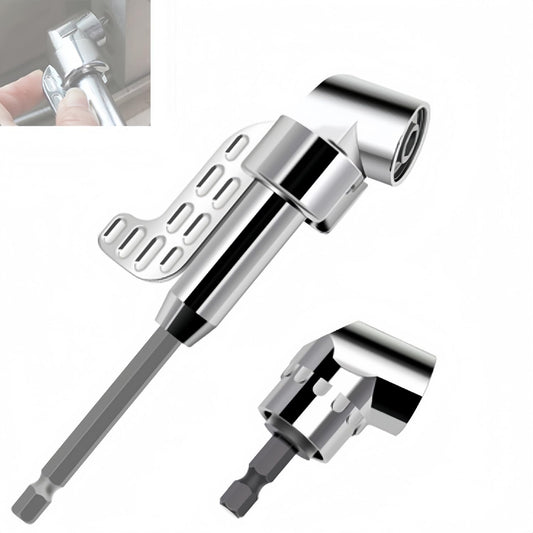 105 Degree Right Angle Drill Adapter, 2025 New 1/4" Hex Shank Driver Angle Drill Attachmen for Screwdriver & Drill(Long+Short)     