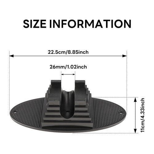 Gladeer 2-Wheeled Scooter Stand Parking Support 90/100/110/120 * 24mm Wheels for Razor A A2 A3 Fuzion Envy Kid Stunt Pro Kick Push Scooter (Black-2P)