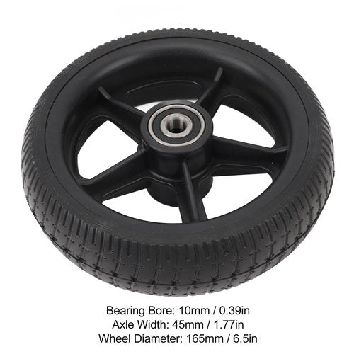SUNGOOYUE Electric Scooter Rear Wheel Assembly, Shock Absorbent 6.5in Anti Slip Rubbe, Material,Explosion Proof Scooter Rear Tire Wheel for Replacement, SUNGOOYUEbf7ggw5x2c