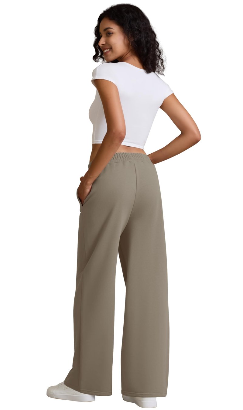 JEKAOYI Wide Leg Sweatpants for Women Loose Fit High Waisted Pants Casual Lounge Style for Fall Winter Spring