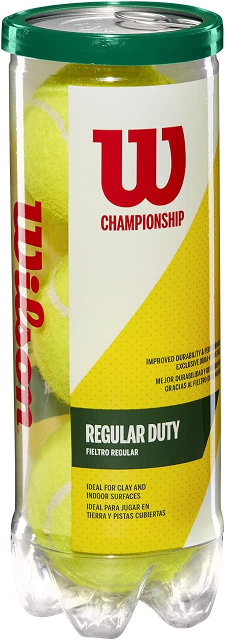 WILSON Championship Tennis Balls - High Performance, Durable & Consistent | Ideal for All Skill Levels