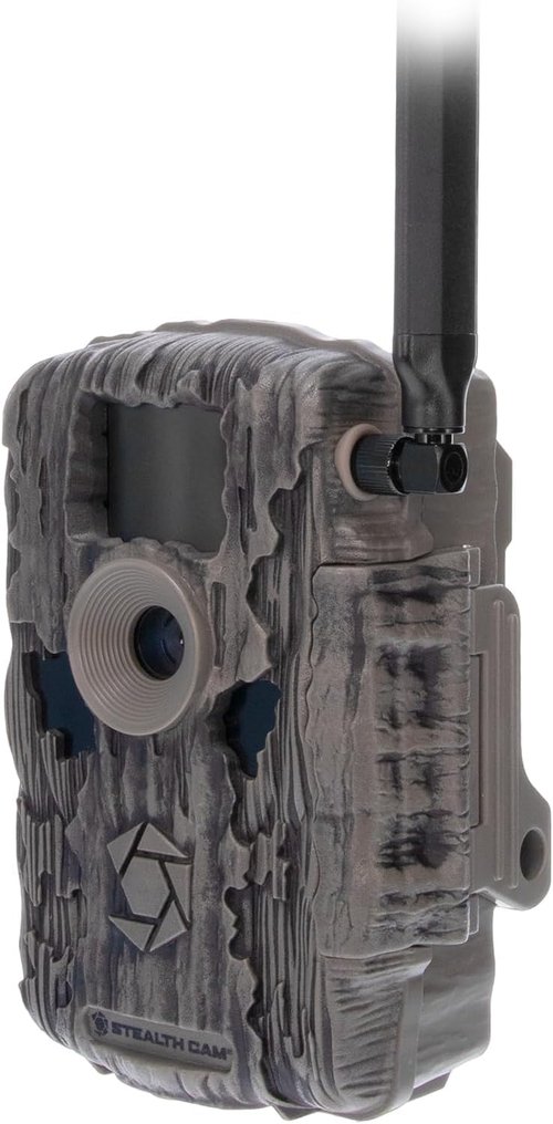 Stealth Cam Fusion MAX Dual Sim 36MP Photo & 1080P HD Video, 0.35 Sec Trigger Speed, App-Controlled Hunting Cellular Trail Camera, AT&T & Verizon + Solar Panel