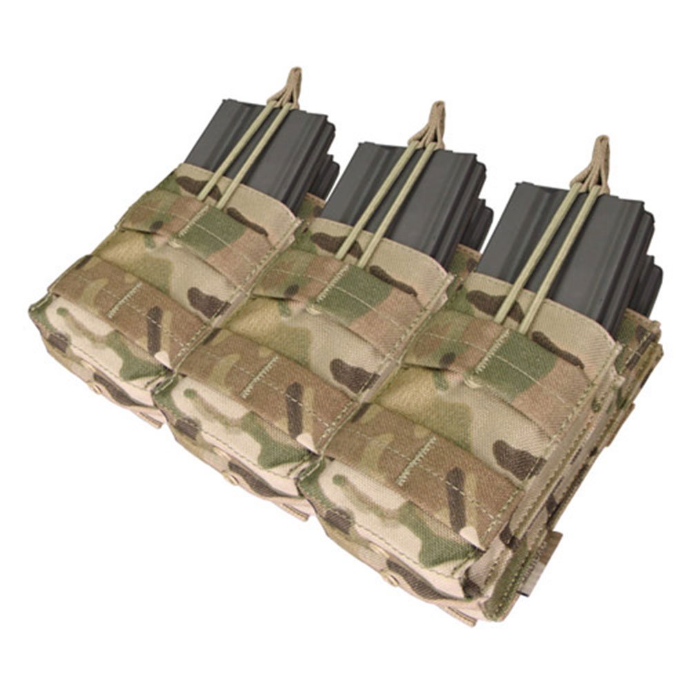 Condor Crye Precision Licensed MOLLE Triple Stacker (6 Mag) M4 Mag Pouch (Multicam Pattern)