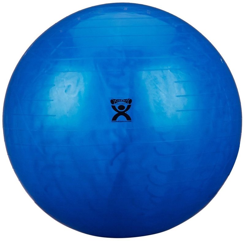 Rolyan Energizing Exercising Balls, Blue 33 1/2", Vinyl Therapy Ball for Physical and Occupational Therapy, Fitness Ball for at-Home Work Outs, Yoga, Balance, Pilates, and Core Training Activities