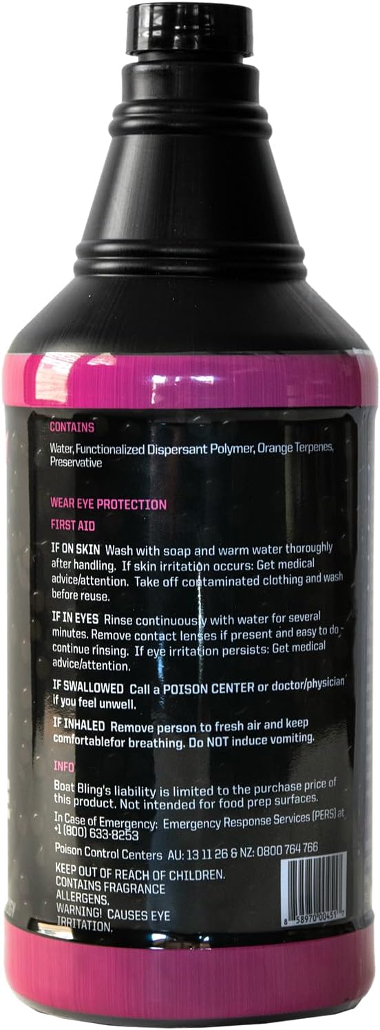 Bubble Sauce | Advanced Sheeting Boat & RV Soap - Ideal for Fiberglass, Painted Surfaces, 32 oz.